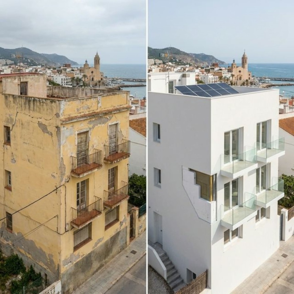 Rehabilitación energética antes y después